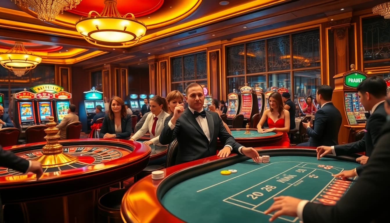 Experience the thrill of live gambling at https://fabet3.com/ with players enjoying casino games.