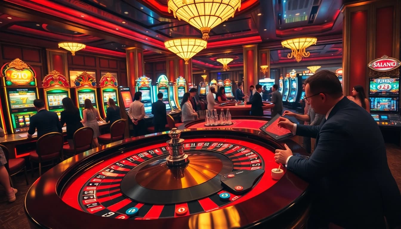 Engage in thrilling casino action at NOHU90 with vibrant games and exciting jackpots.