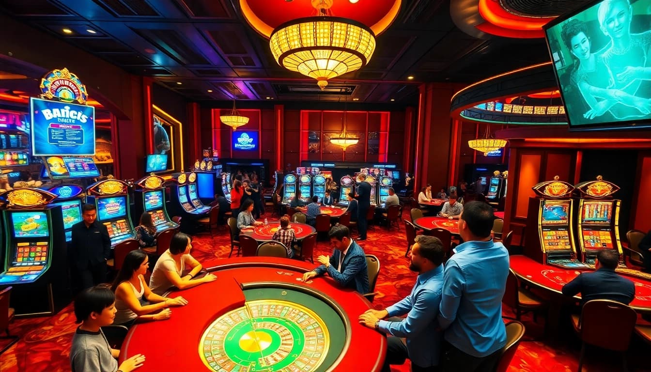 Experience thrilling gaming at http://bong88.review/ with engaging casino tables and enthusiastic players.
