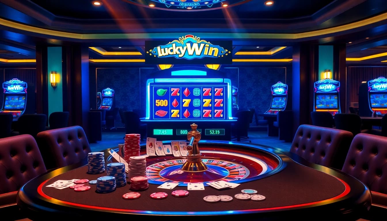 Experience the luxury of gambling at LuckyWin with high-stakes poker and thrilling slot machines.