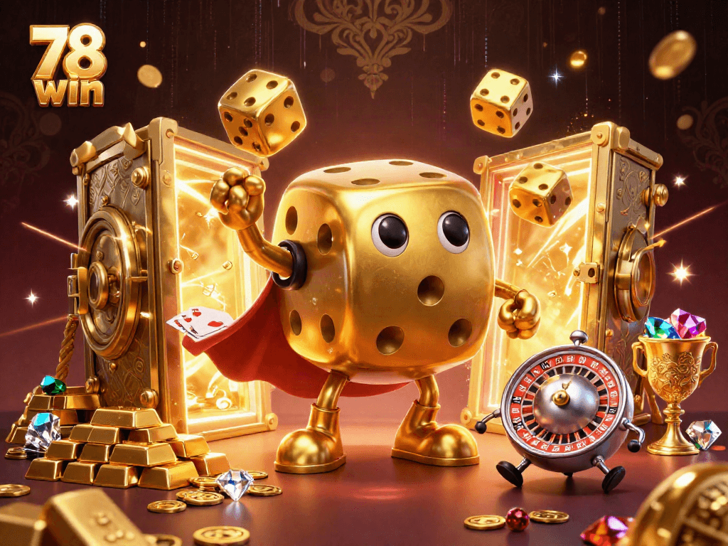 Experience thrilling gameplay at 78 win with captivating casino characters and golden treasures.