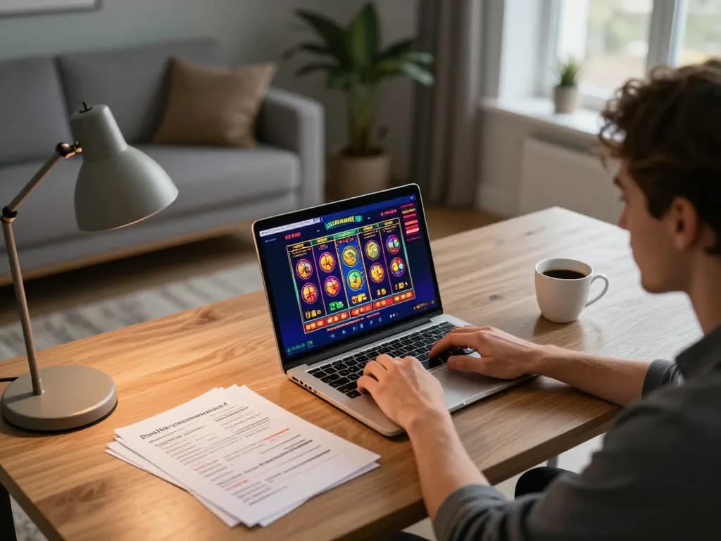 Engaging player immerses in ph22 online casino gaming strategy with casino interface displayed