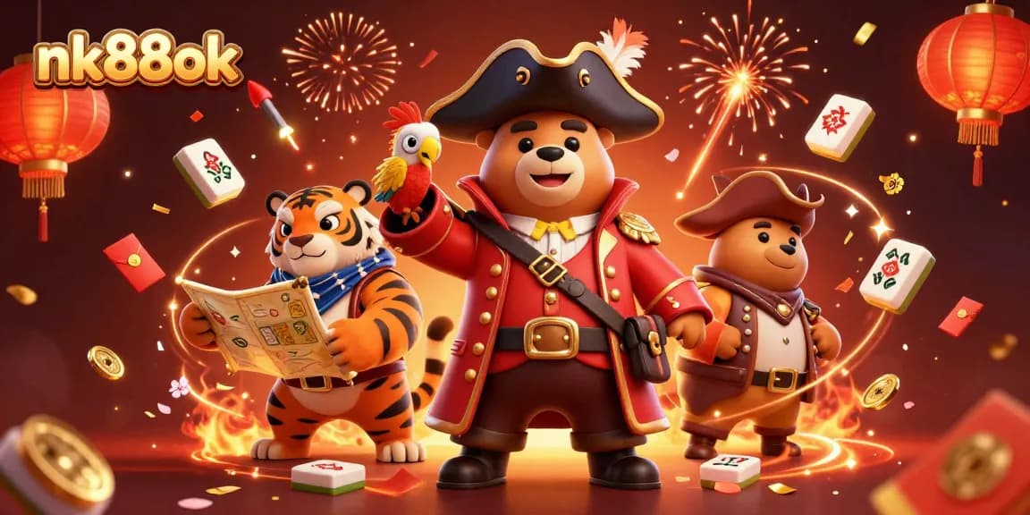 Engage with nk88ok for exciting gameplay amidst festive 3D themes and dynamic casino elements