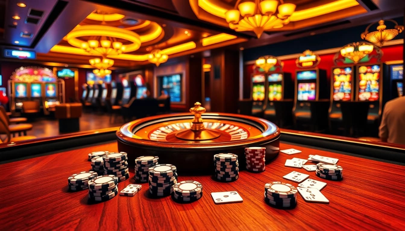 Experience luxury gaming with https://xx88.moe/, showcasing a vibrant casino atmosphere.