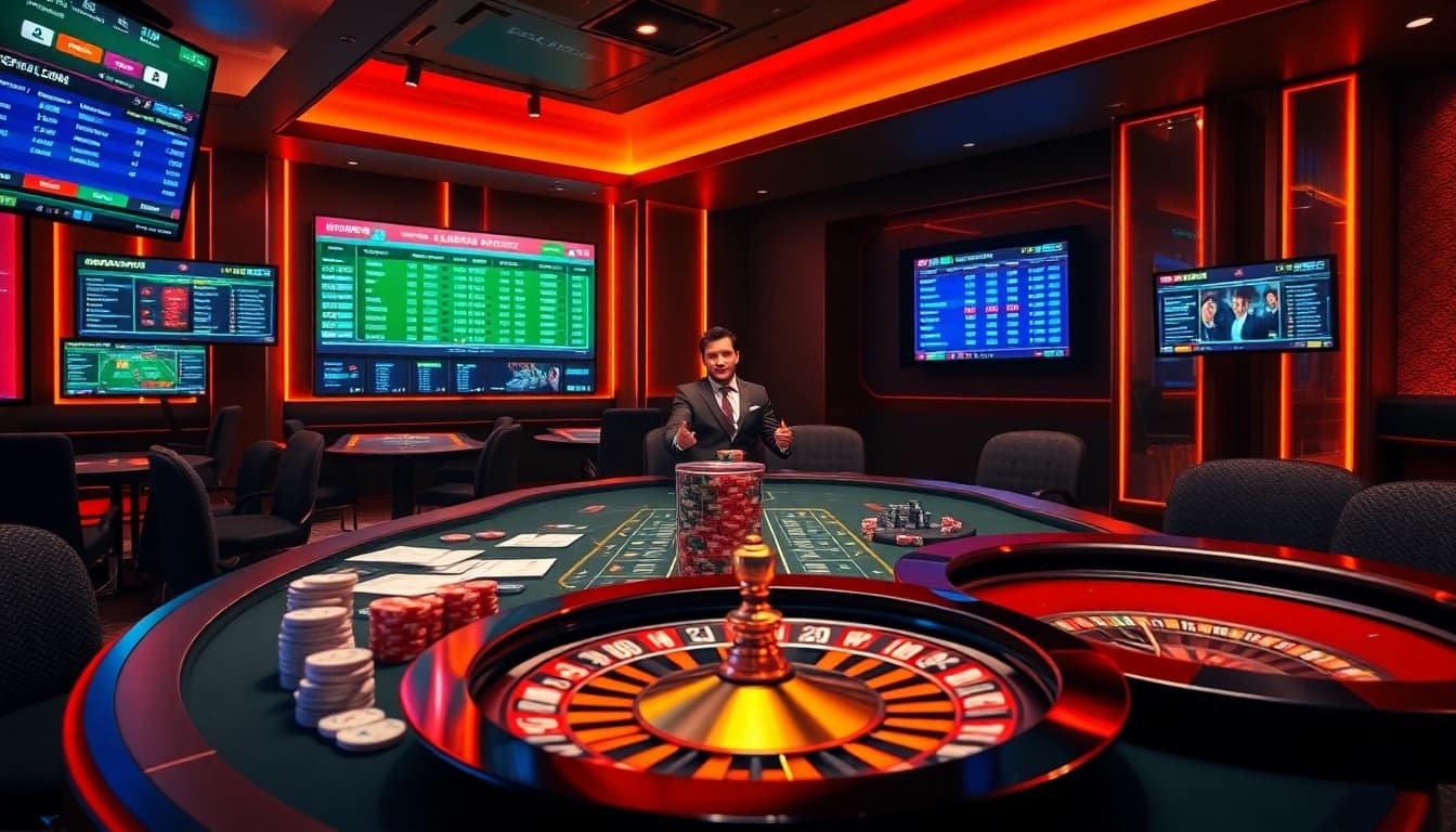 Engage in high-stakes gameplay at https://luck8s.live/ with professional dealers and vibrant casino elements.