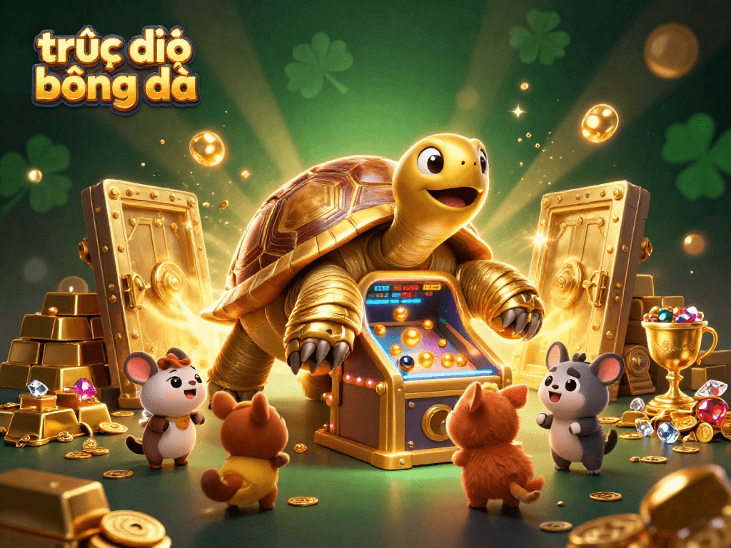 Experience thrilling trực tiếp bóng đá with golden tortoise pinball machine highlighting exciting betting elements.