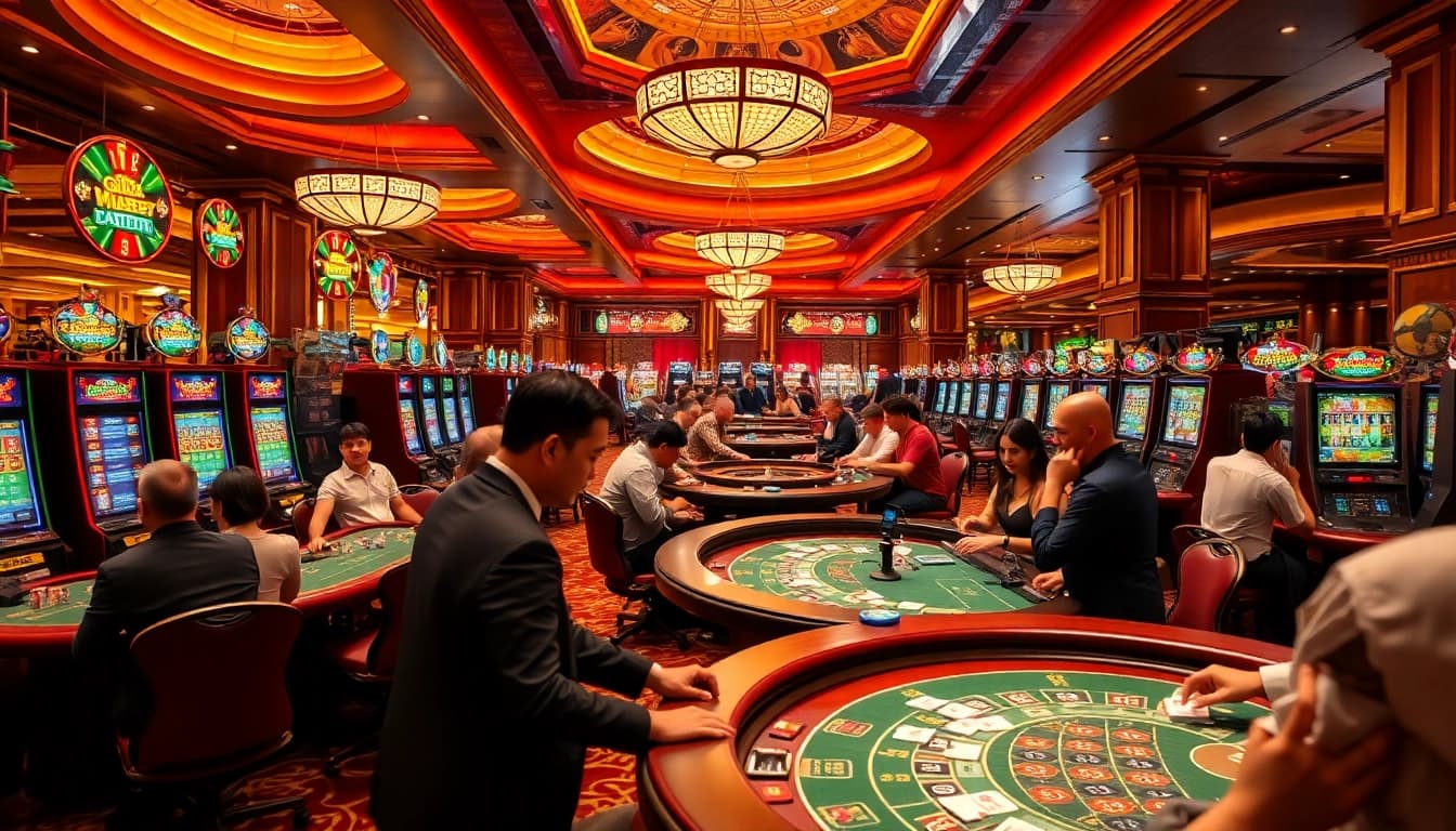 Experience the excitement of gaming with QQ88pro Vip at a luxurious casino filled with engaging games.