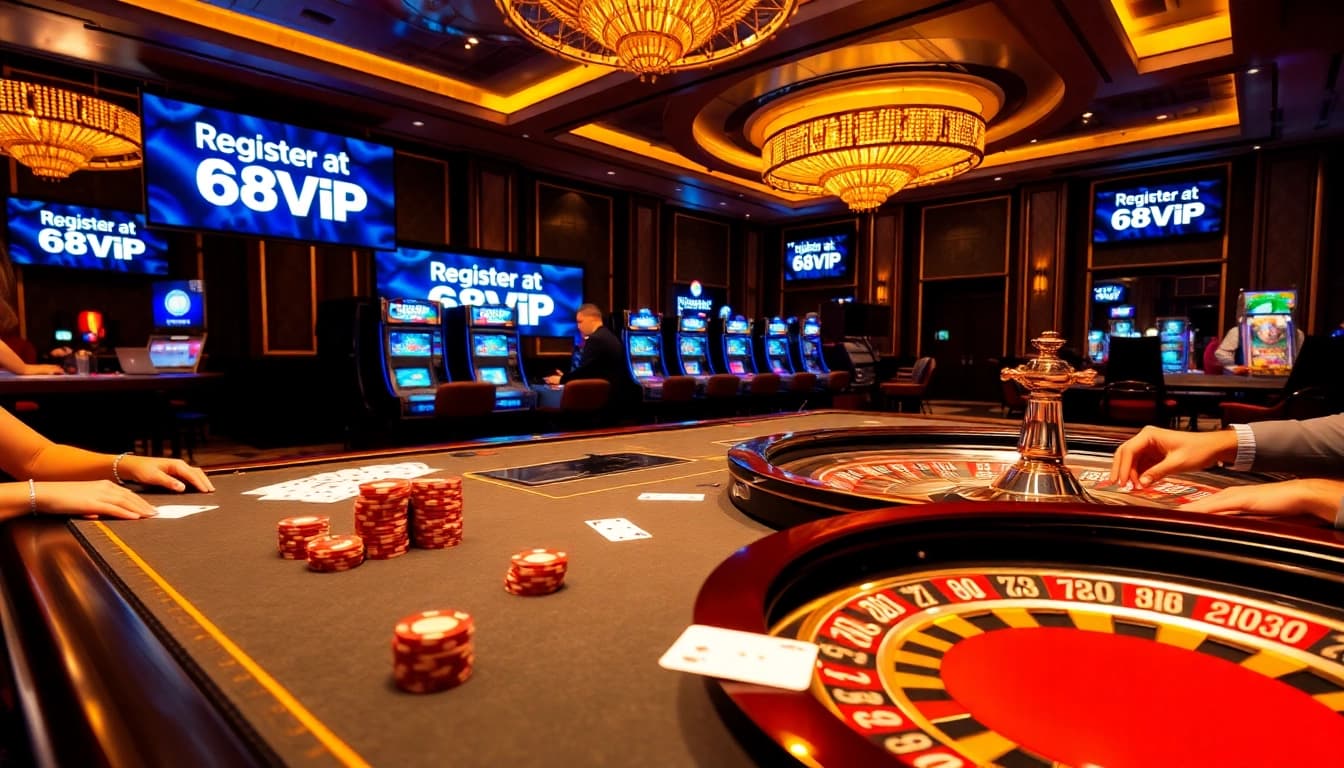 Join the excitement and register at Đăng Ký Nhà Cái 68VIP for a thrilling casino experience.