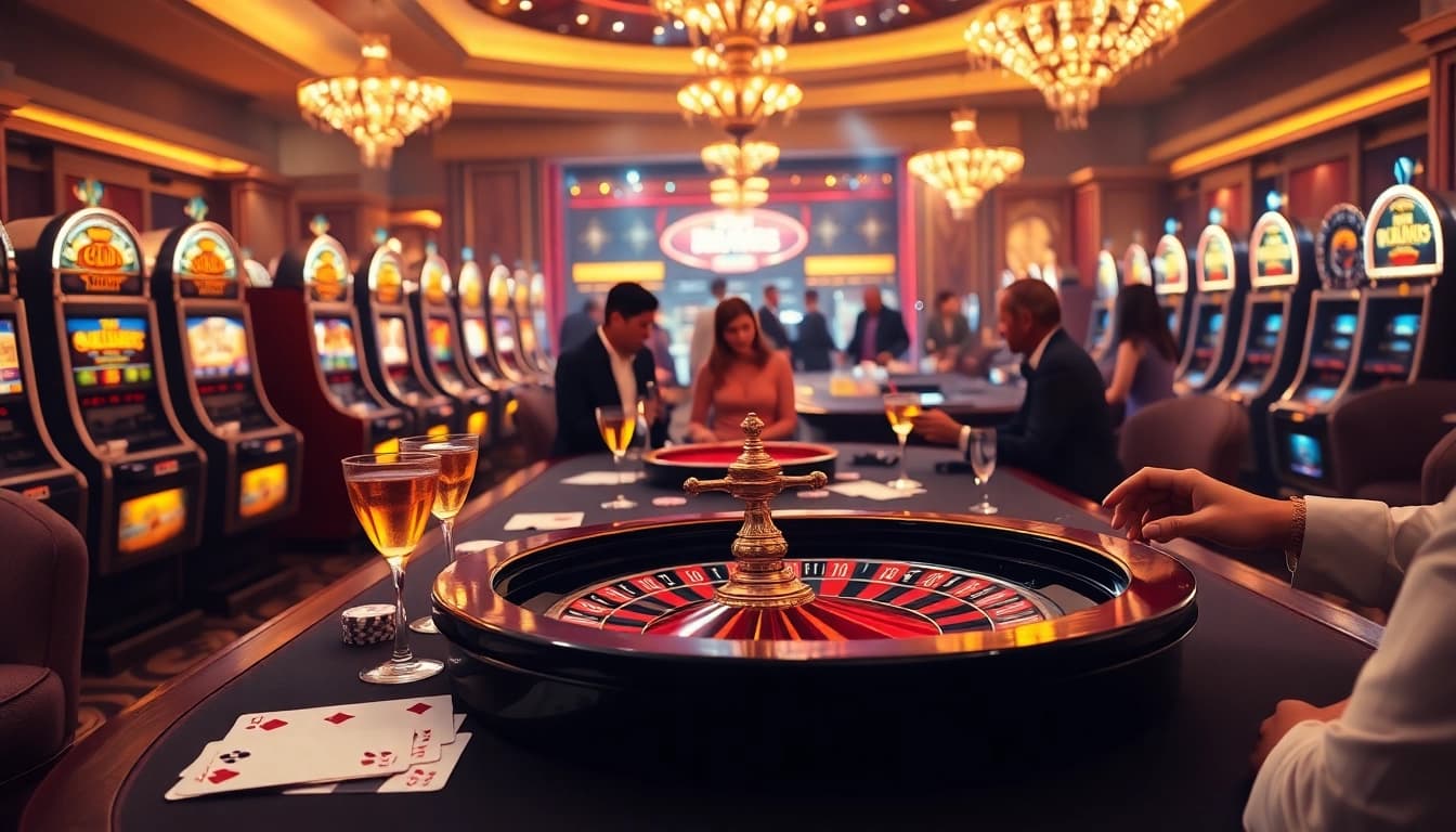 An exciting roulette game featuring chips and cards at gg88m.com, inviting high-rollers to play.