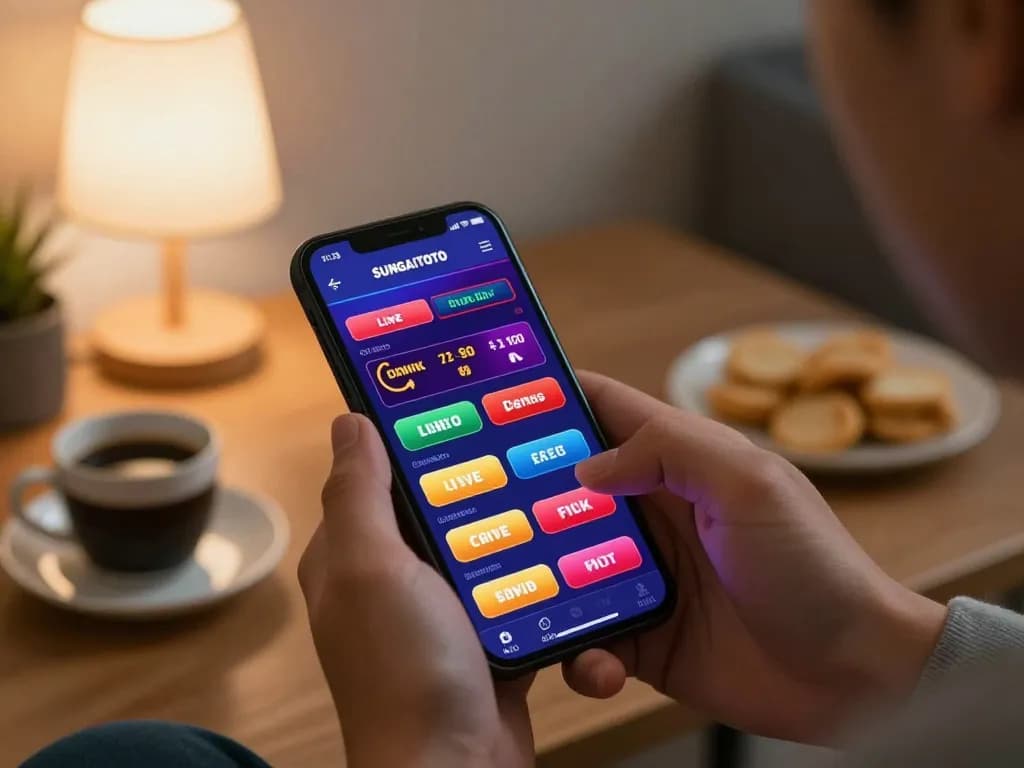 Engage in betting with link sungaitoto on your smartphone in a cozy home environment for a responsible gaming experience.