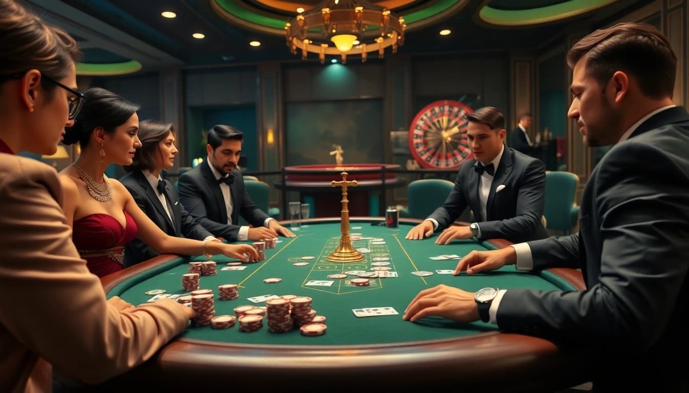 Experience the thrilling atmosphere of 78win okvip's high-stakes casino games and poker tournaments.