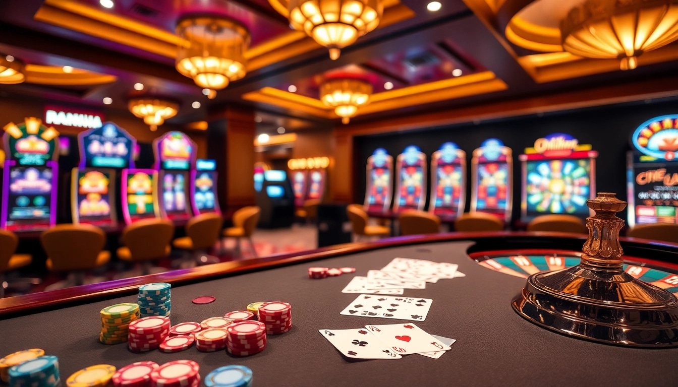 Experience the excitement of 68 Game Bài with vibrant casino tables and thrilling gaming action.