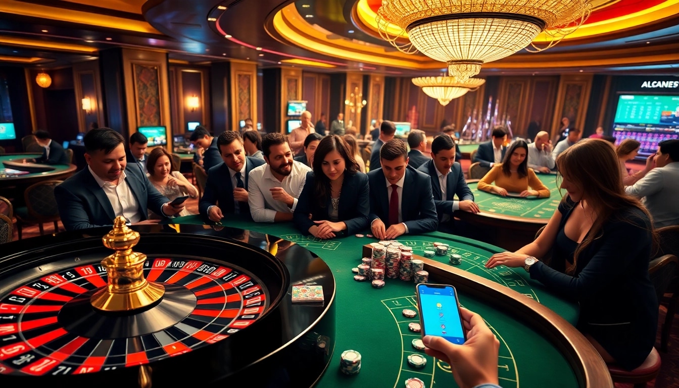 Experience the thrill of gambling with ALo789 at a luxurious casino table!