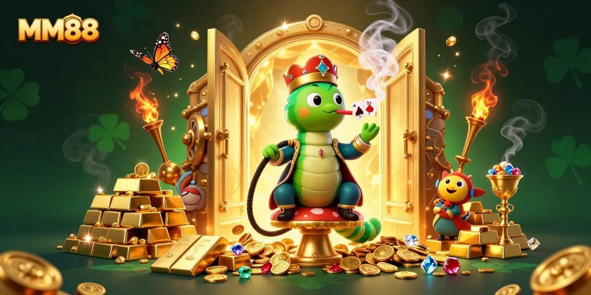 Engage with MM88's thrilling online casino experience featuring dynamic 3D characters and vibrant visuals.