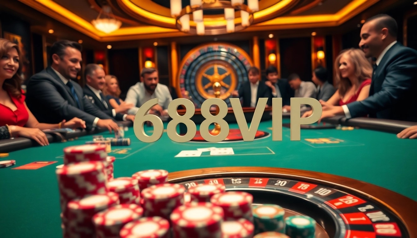 Experience thrilling high-stakes poker action with 68VIP casino tables and vibrant players.