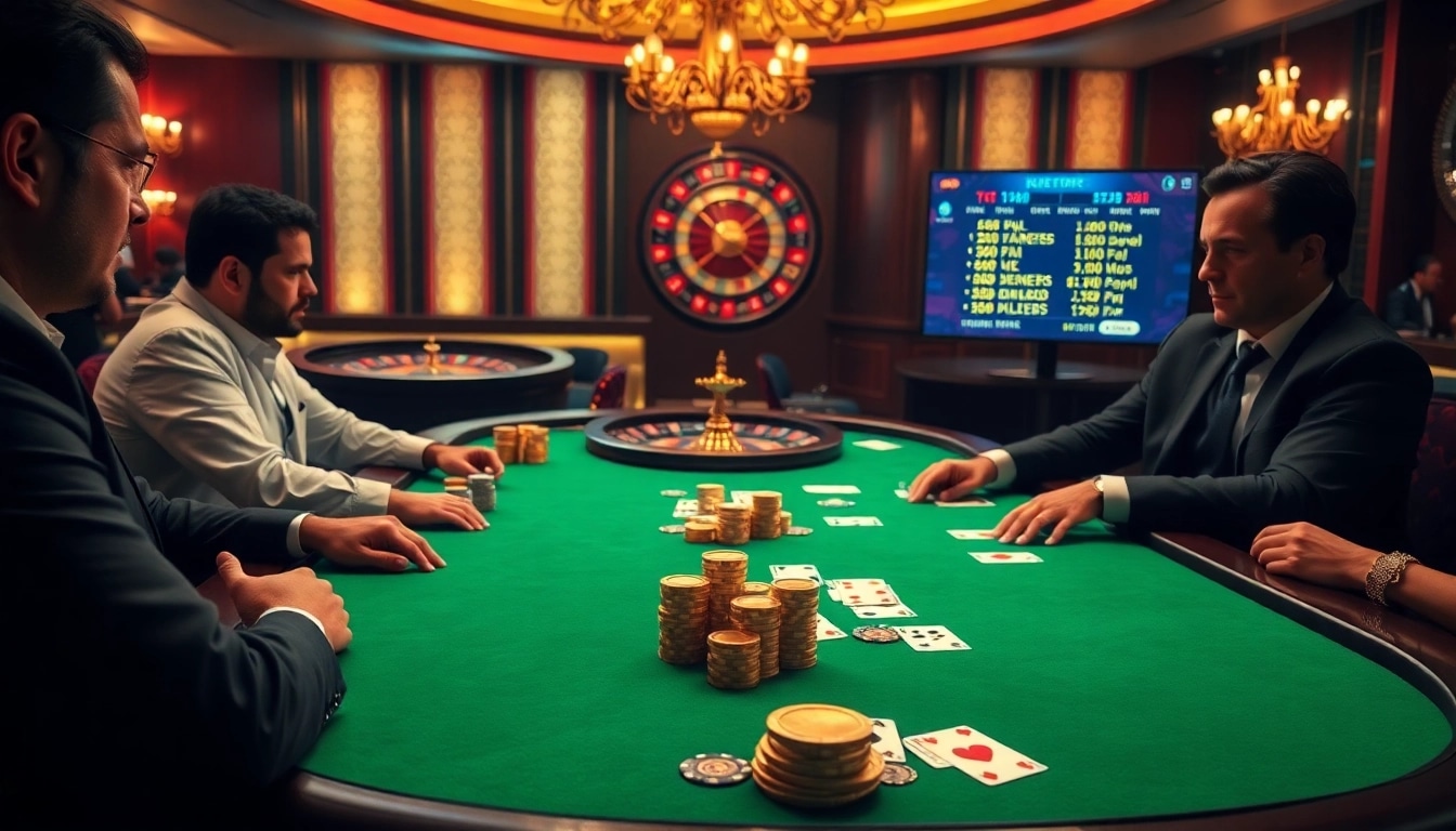 Professional gamblers strategizing at a poker table inspired by the hidden wiki.