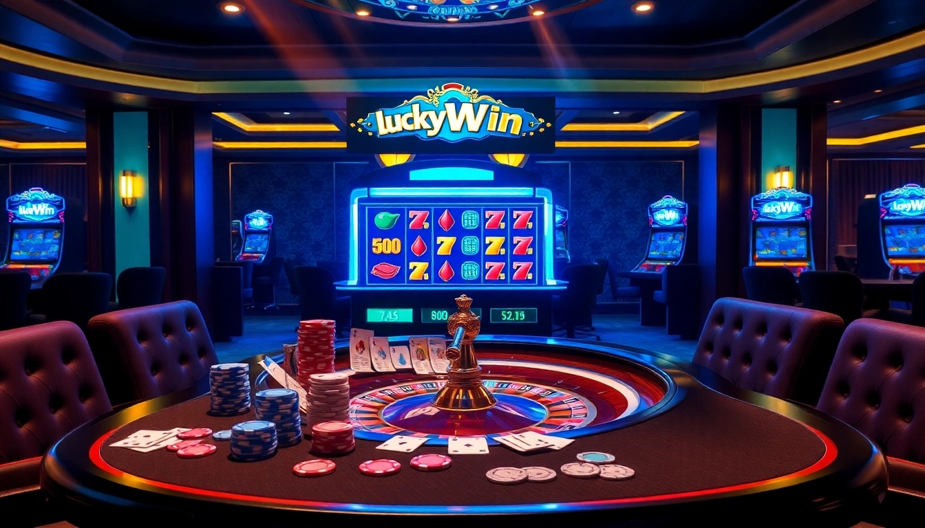 Experience the luxury of gambling at LuckyWin with high-stakes poker and thrilling slot machines.