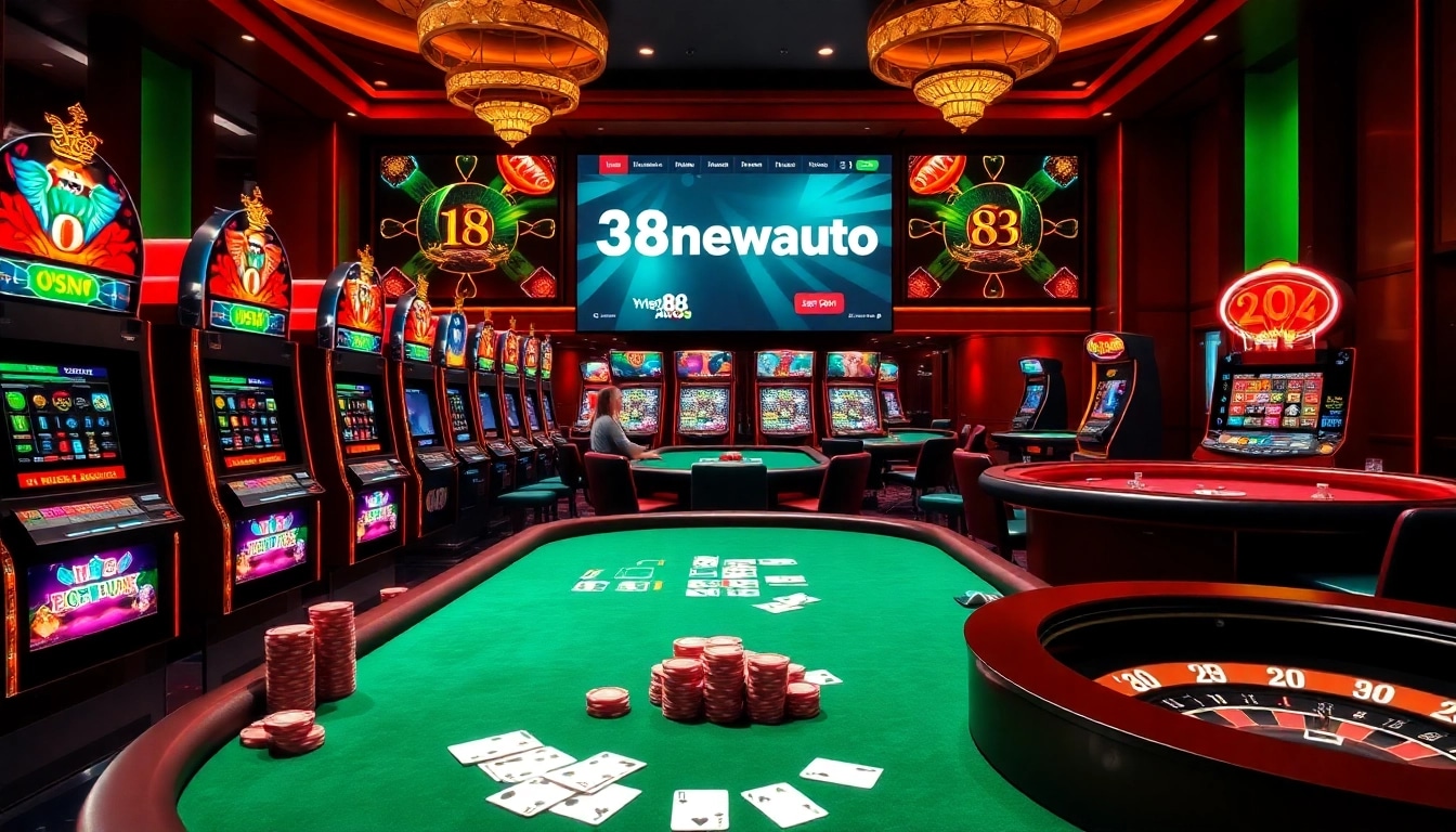 Join the excitement at https://88new.autos/ with vibrant poker tables and engaging slot machines.