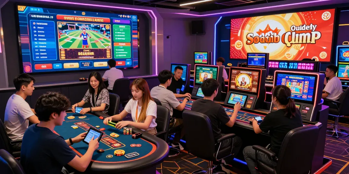 Engaged players enjoying various games at https://hello88ke.com/ in a vibrant online casino setting.