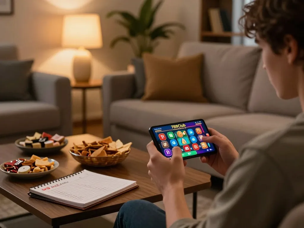 Engaging in a thrilling session on 789Club app with vibrant gameplay visible.