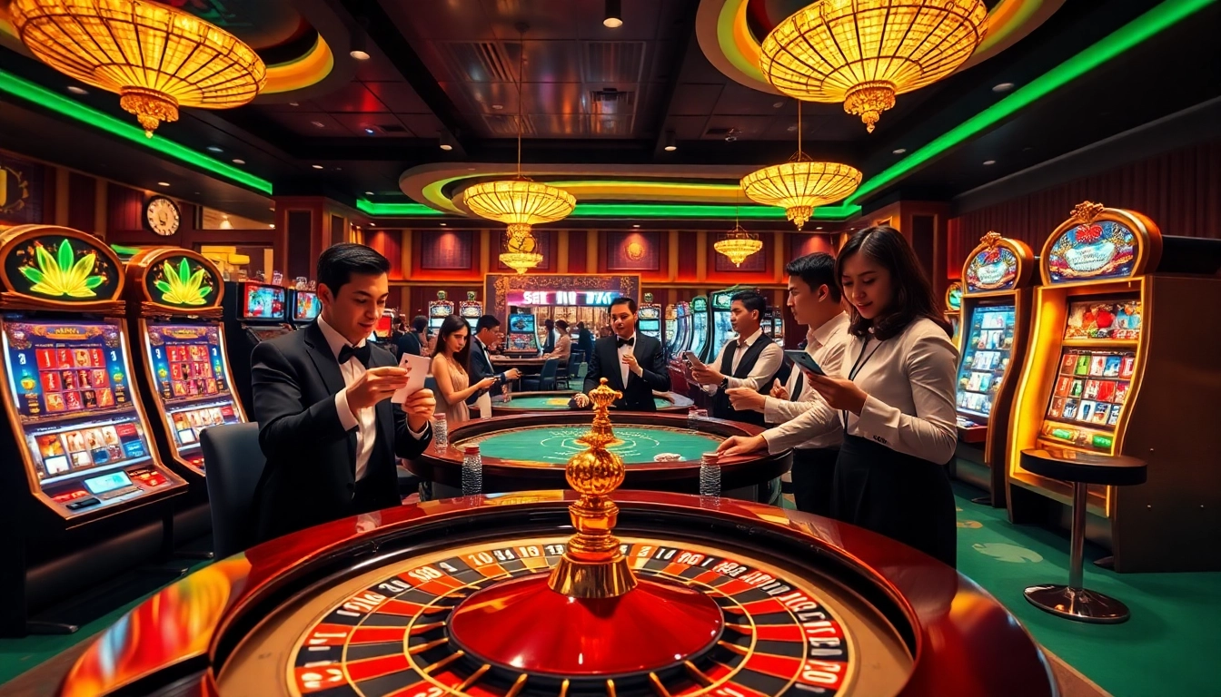 Experience the thrill of 68 Game Bài with vibrant casino actions and exciting online betting.
