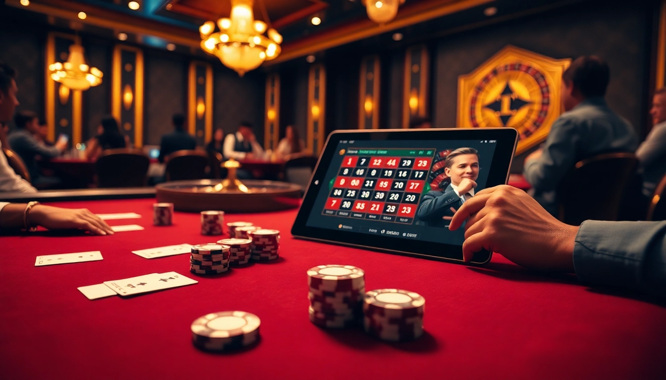 Engage with high-stakes poker at https://urr88.com/, featuring elegant tables and vibrant casino ambiance.
