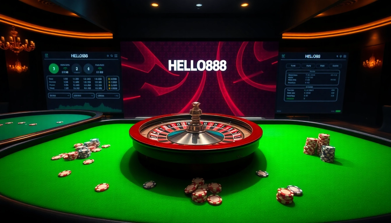 Experience online casino thrills at HELLO88 with vibrant tables and exciting gameplay.