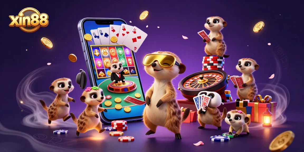 Experience winning with xin88 as meerkats animate a vibrant casino operation