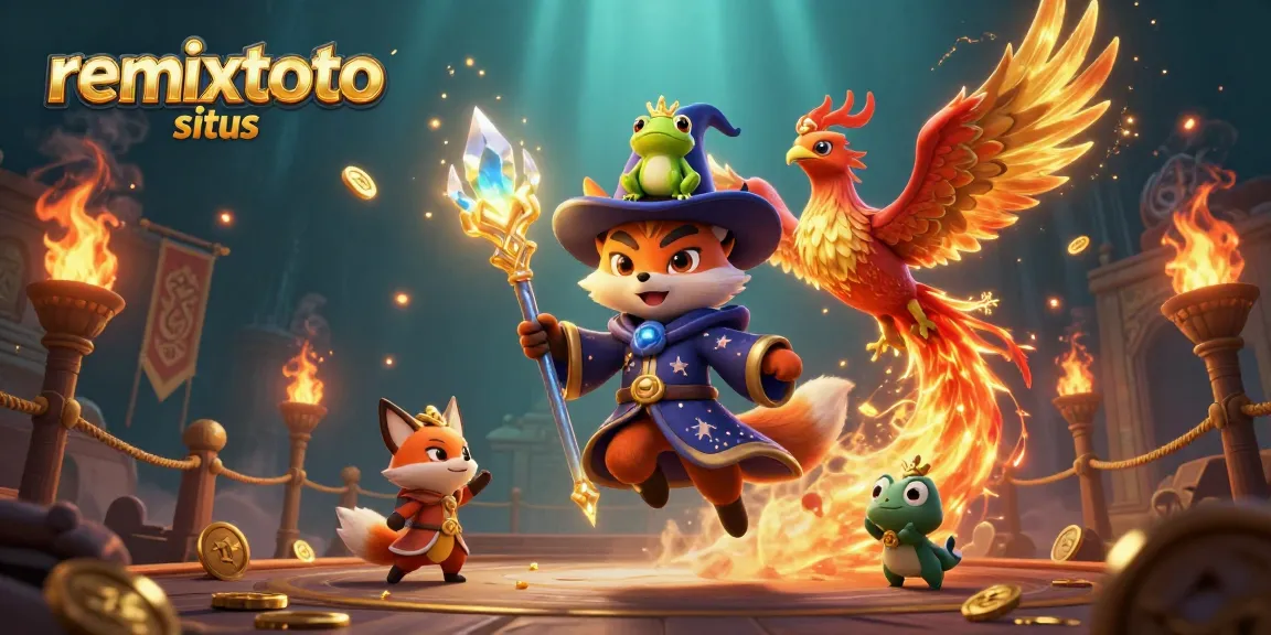 Experience thrilling wins at remixtoto situs with mystical characters and casino elements