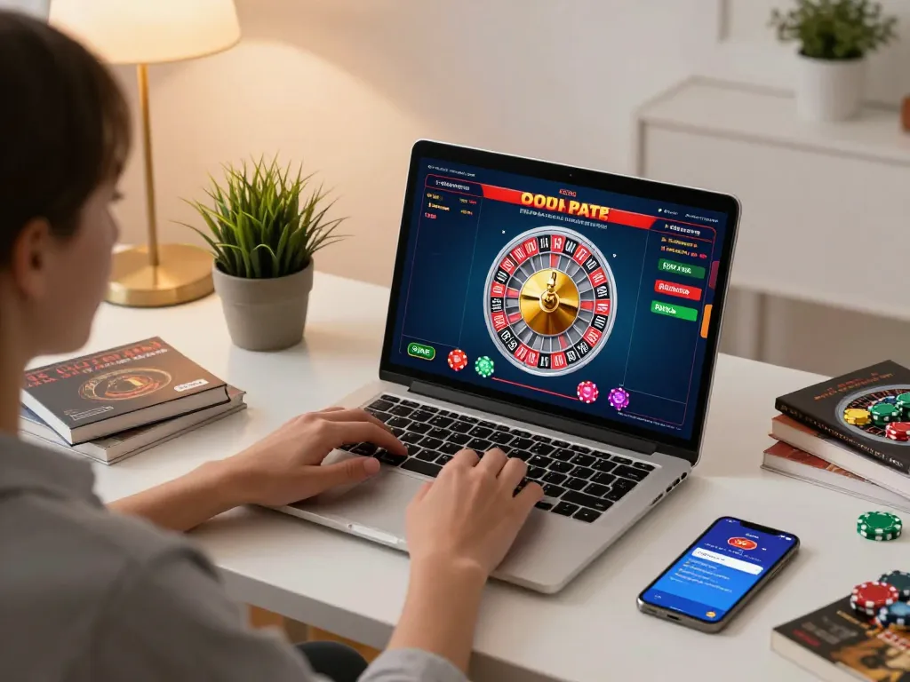 Engaging in strategic gameplay at a reputable online casino, exploring nhà cái uy tín options for better odds.