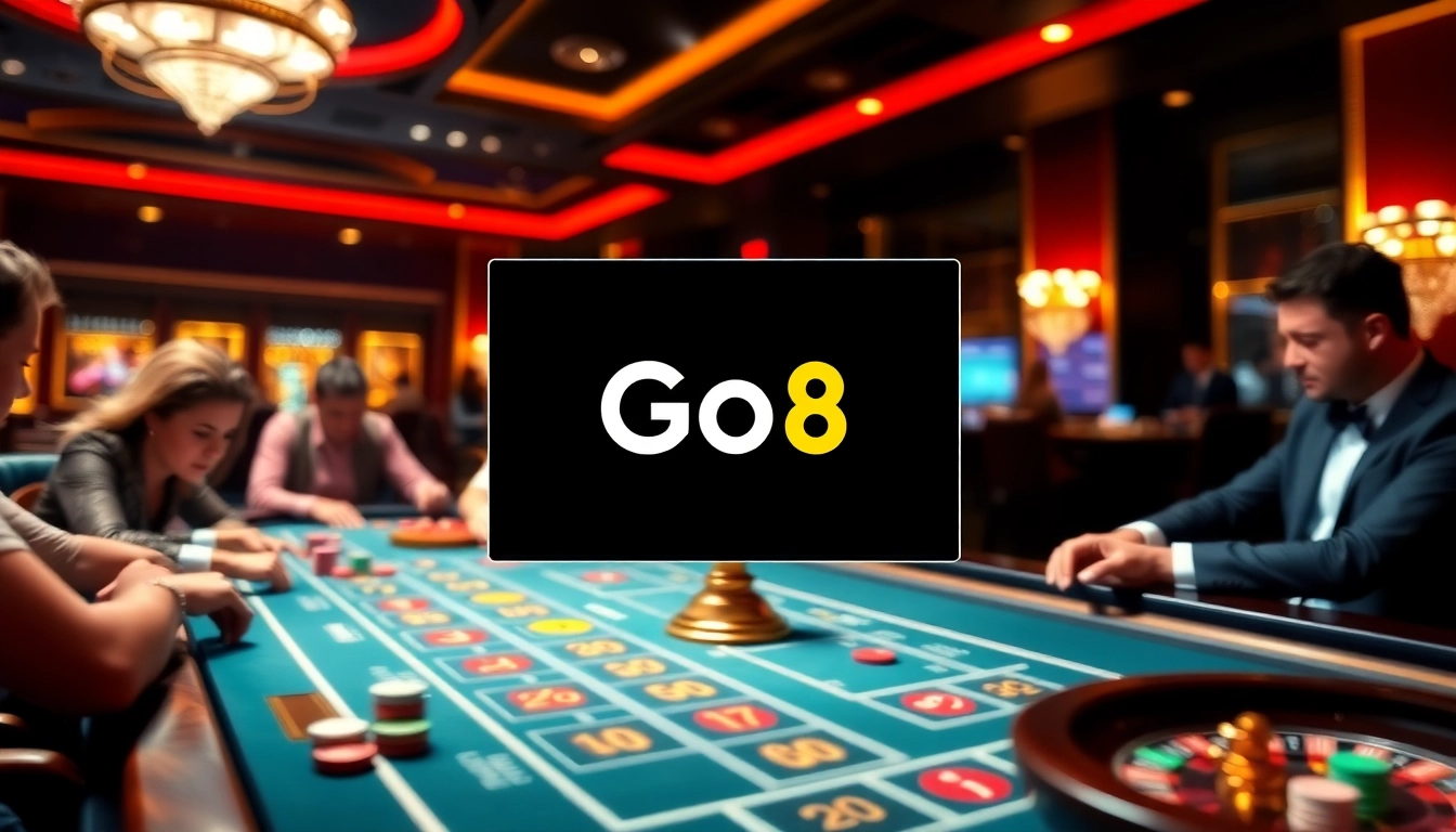 Experience the excitement of Go8 with thrilling casino games and vibrant gaming tables.