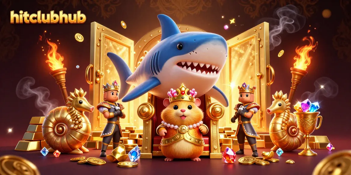 Win big at hitclubhub with the fierce golden hamster king and treasure!