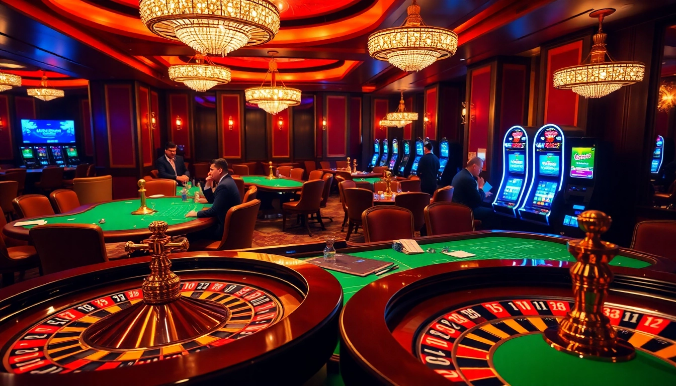 Exciting gambling action at SODO66 casino, showcasing poker chips and roulette wheel.