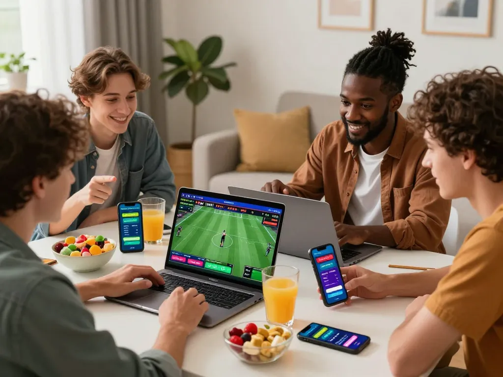 Enjoying online betting at home with friends using https://qe8.beer/ for sports wagering and fun.