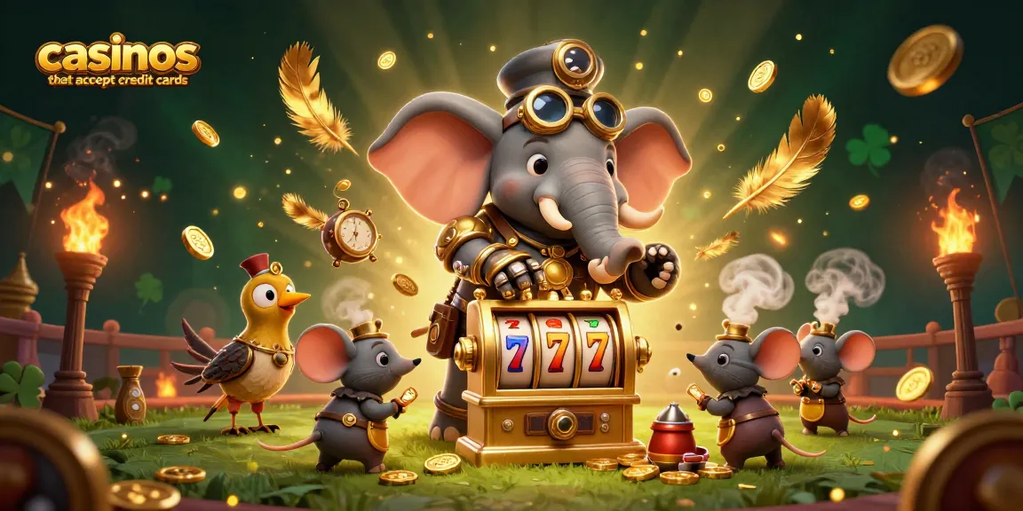 Spin to win at casinos that accept credit cards with vibrant slots and playful characters.