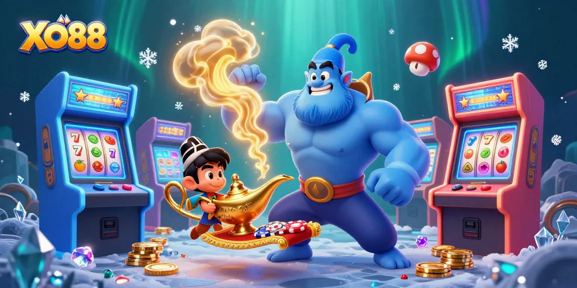 Experience dynamic casino gameplay with XO88's colorful characters and vibrant game elements.