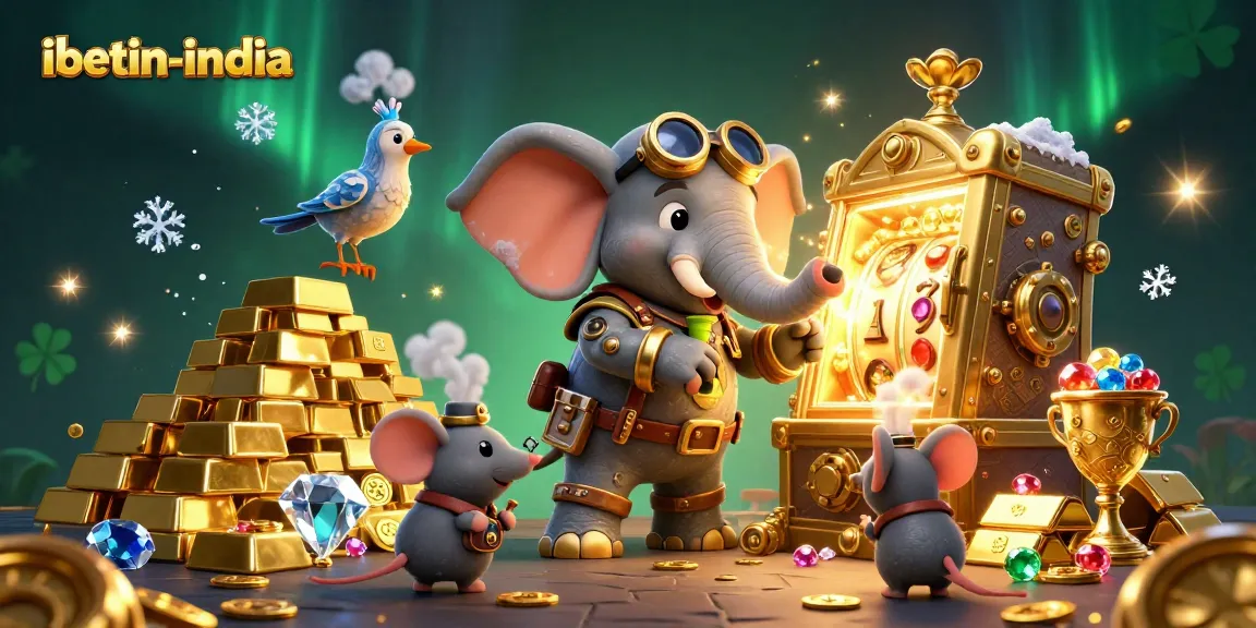 Spin the golden slot machine with ibetin-india and uncover treasure in a vibrant gaming world.