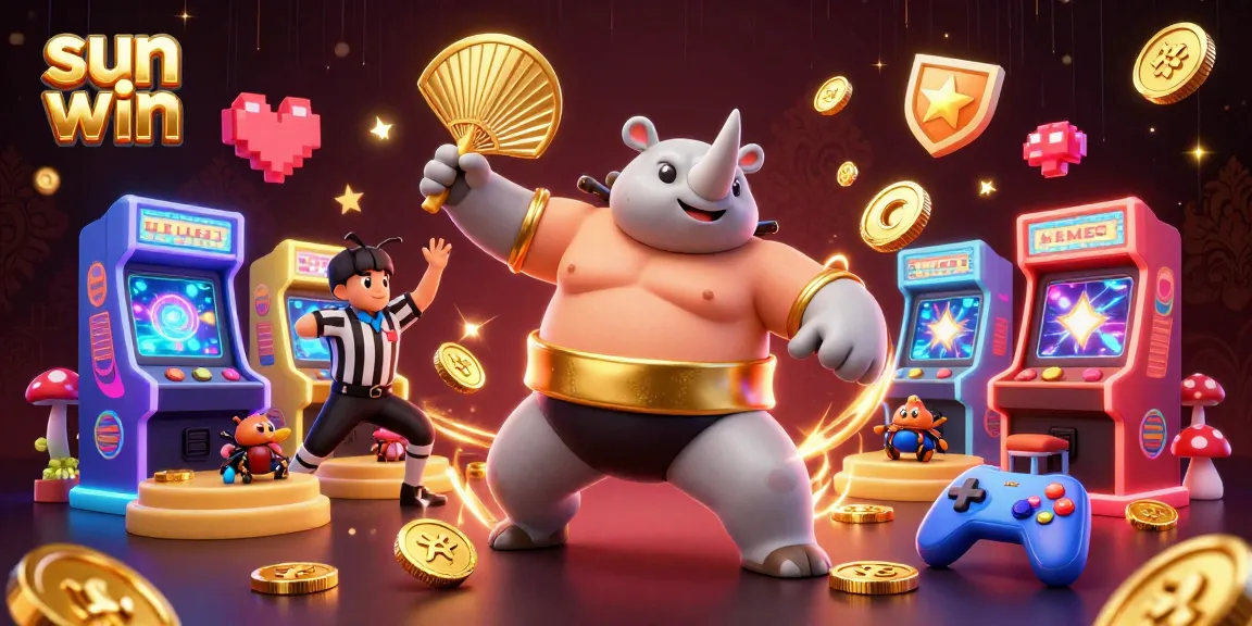 Engage in thrilling gameplay with sun win, featuring a vibrant casino scene full of action and excitement.