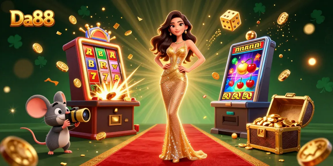 Experience Da88's vibrant casino universe with stunning graphics and dynamic game elements.
