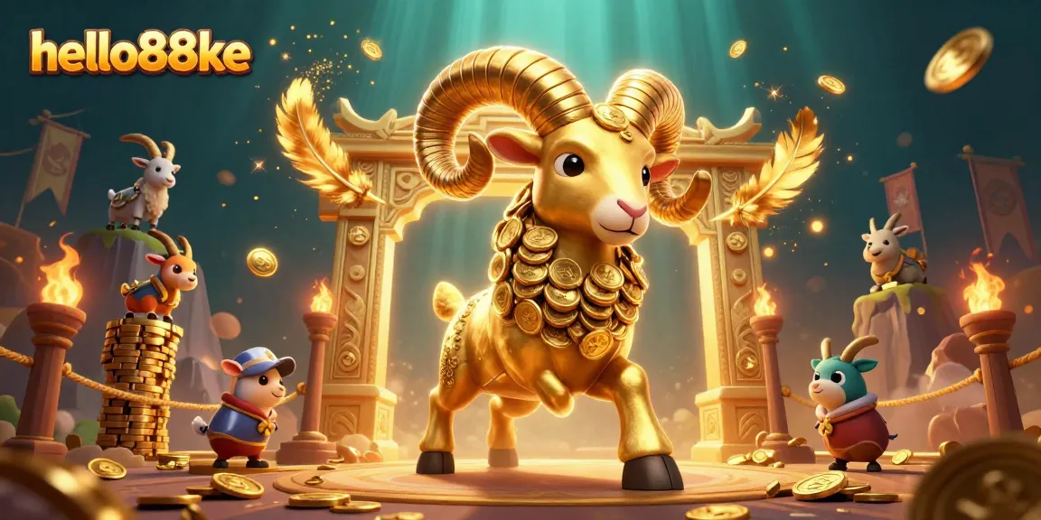 Experience exciting gameplay at hello88ke with the dynamic ram character charging through a golden gate