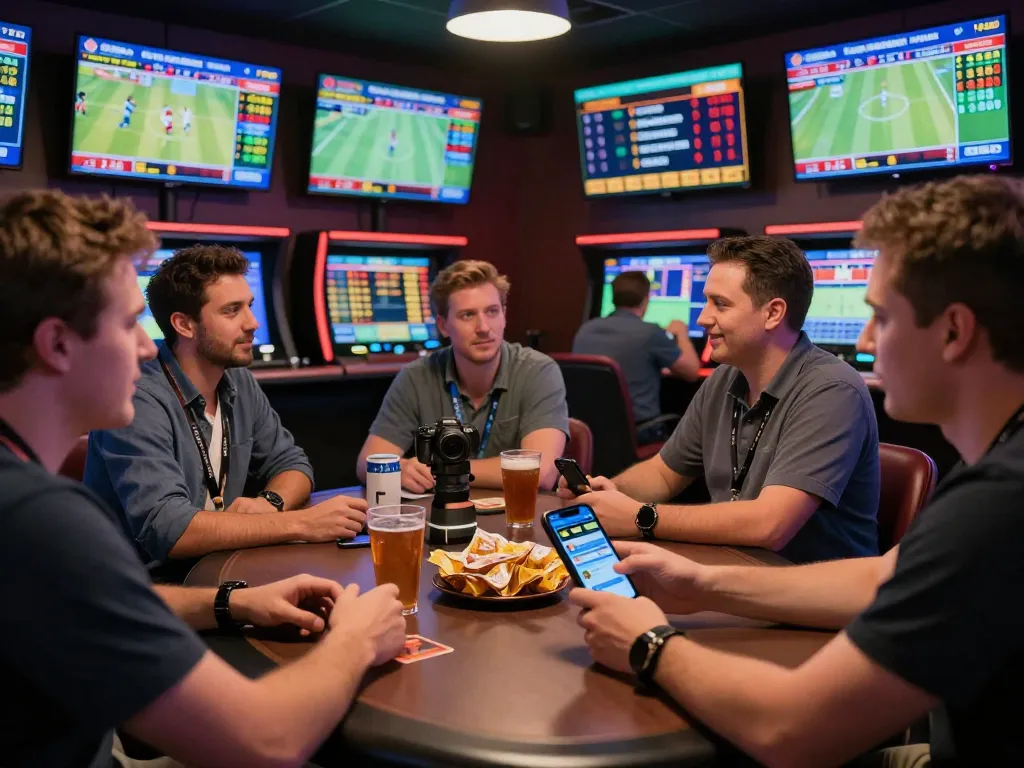 Betters engaging with the sportsbook app at xx88, placing strategic wagers on live games.