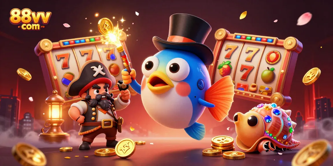 Engage with exciting slot games at 88vv com, featuring vibrant reels and lively characters.