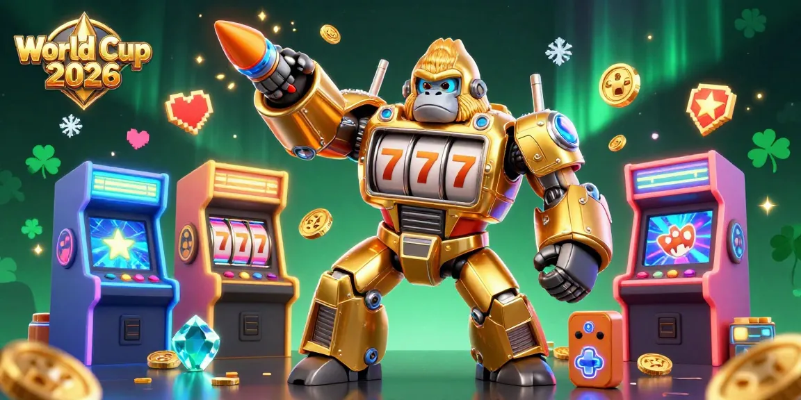 Experience thrilling World Cup 2026 matches featuring vibrant slot machines and dynamic gaming elements.