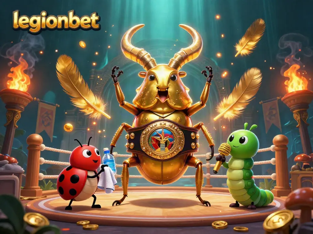Showcase your skills and win big at legionbet with this vibrant casino showdown illustration.