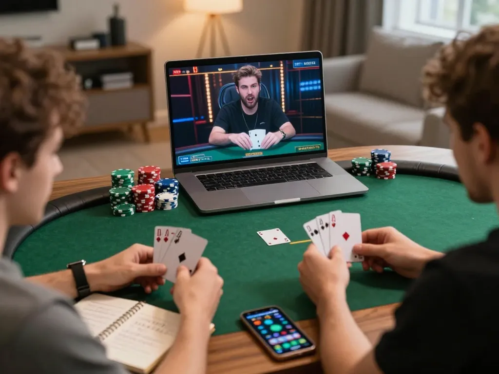 Engaged players at an online poker game using MM88 for exciting gameplay strategies.