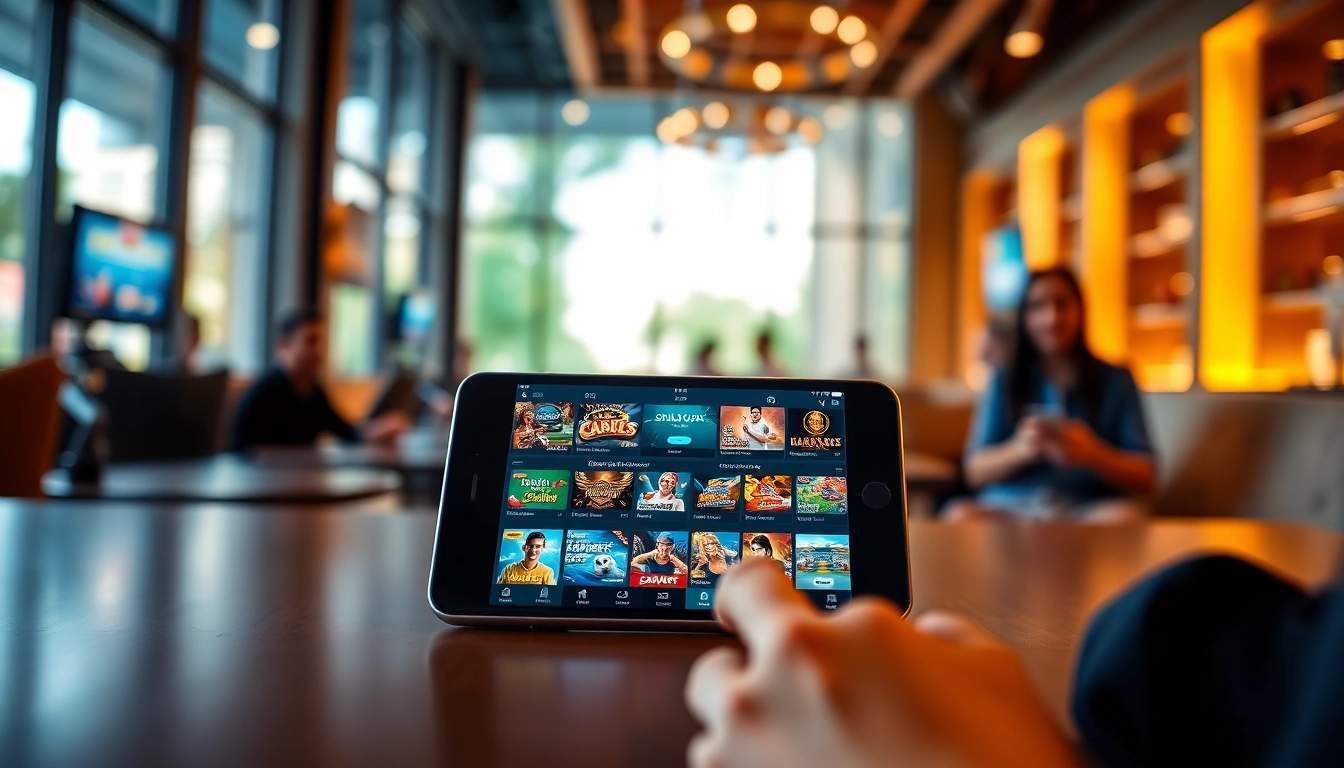 Engaging scene of bk860s.com featuring sports betting and casino games on modern devices, emphasizing user interaction and excitement.