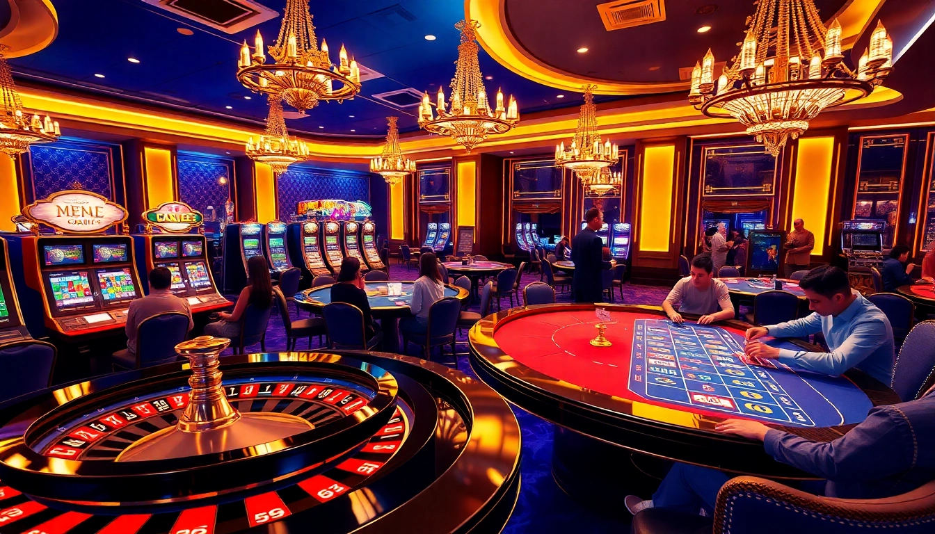 Exciting roulette action at az888.fubol casino setting with vibrant lighting and players.
