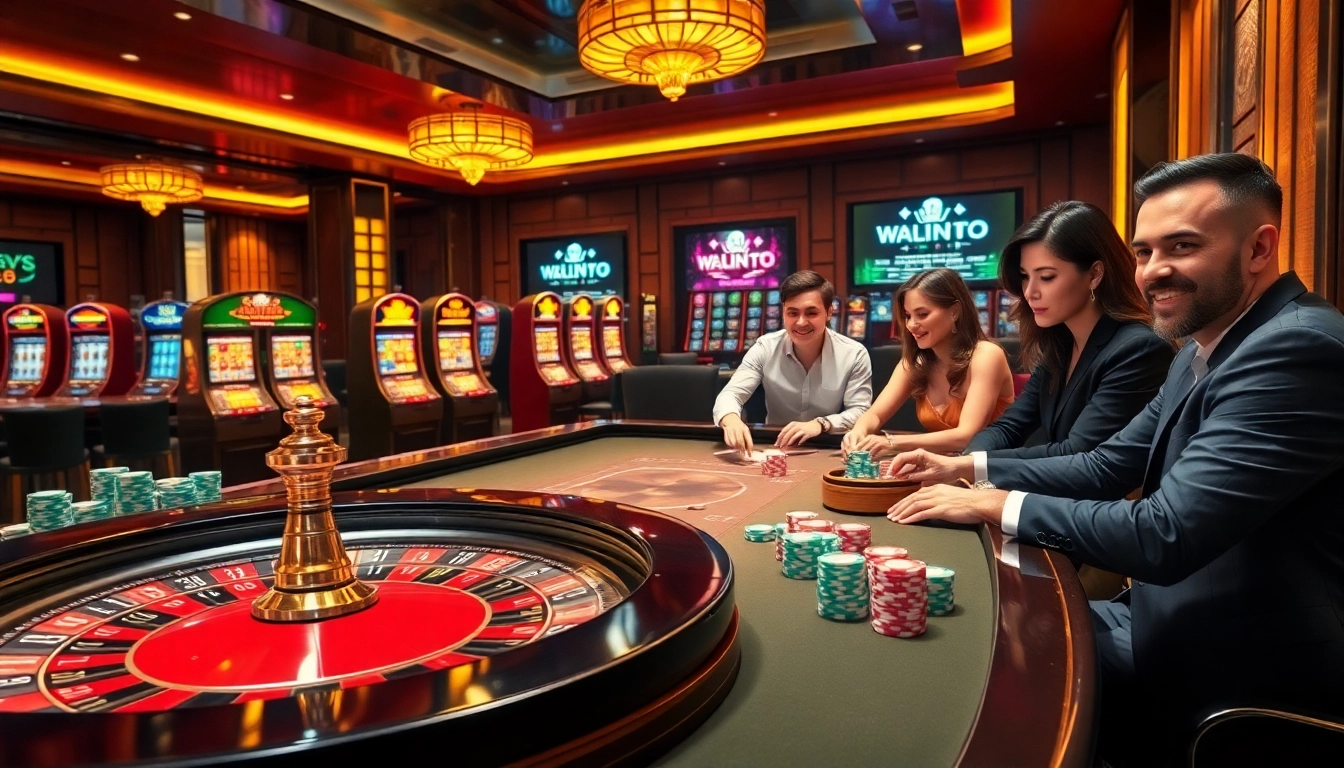 Experience exciting gameplay at the luxurious SV88S.PRO casino with vibrant slot machines and poker action.